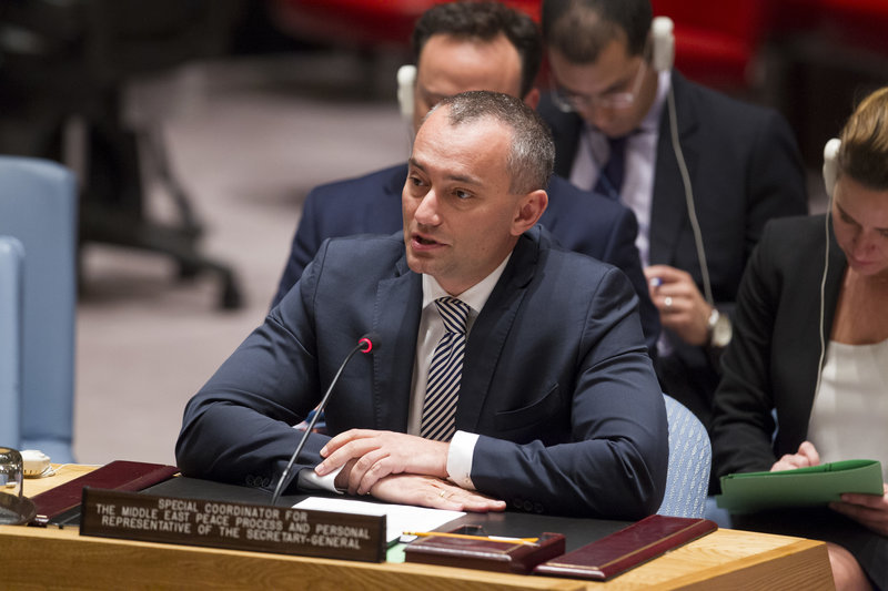 Nickolay Mladenov, UN Special Coordinator for the Middle East Peace Process. UN Photo/Loey Felipe