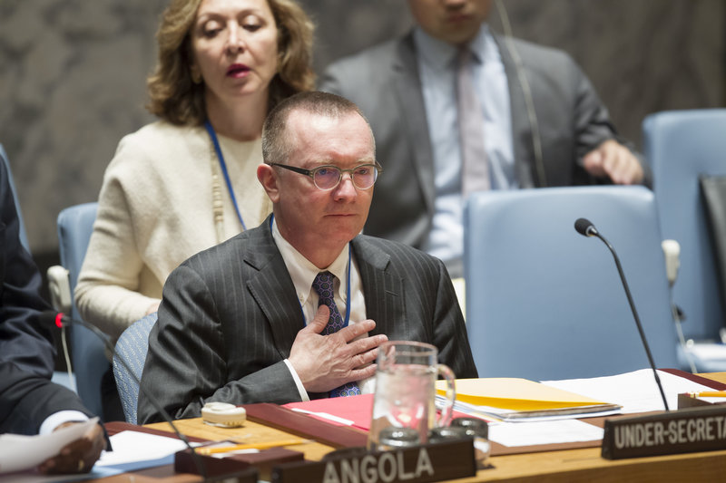 Under-Secretary-General Jeffrey Feltman at the Security Council.