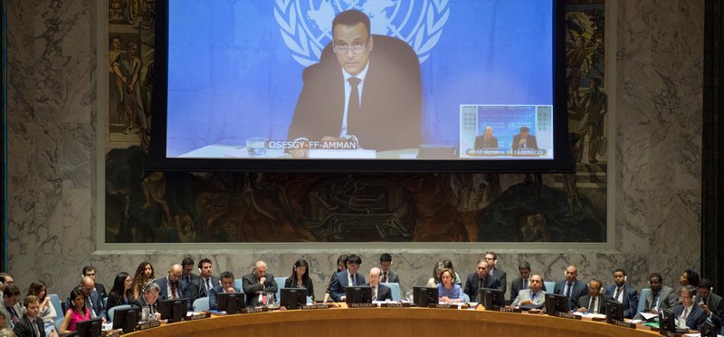 Ismail Ould Cheikh Ahmed, the Secretary-General's Special Envoy for Yemen, briefs the Security Council via video conference.