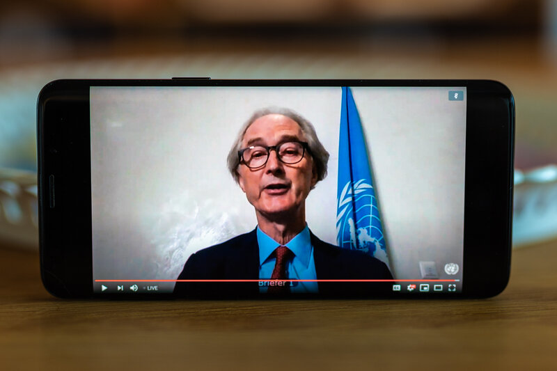 Special Envoy Geir O. Pedersen. Photo: UN Photo/Eivind Oskarson