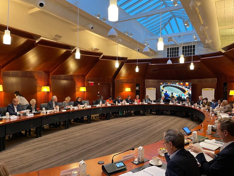 Peacebuilding Commission retreat at Greentree, New York. View of the room. UN Photo/PBSO