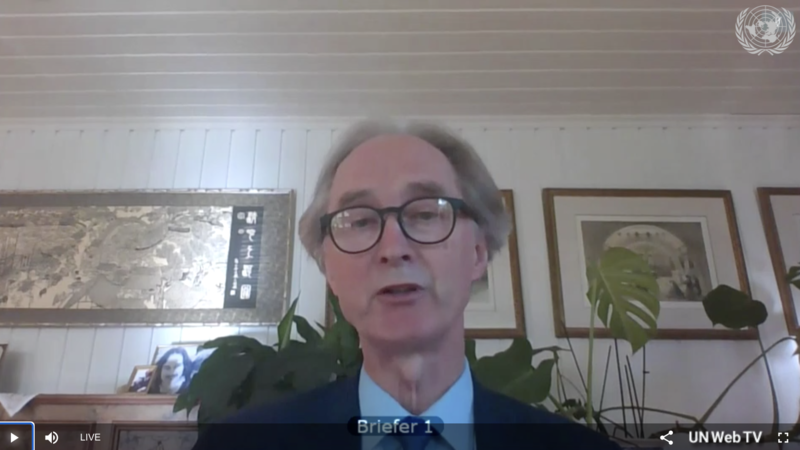 Special Envoy Geir O. Pedersen. 