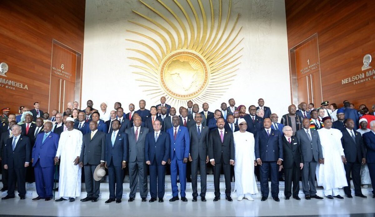Photo de groupe de l'Assemblée de l'Union africaine.