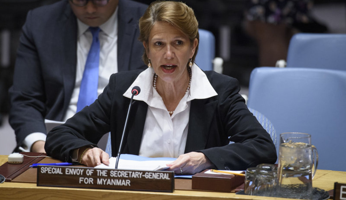 Christine Schraner Burgener, Special Envoy for Myanmar, briefs the Security Council on the situation in Myanmar.
